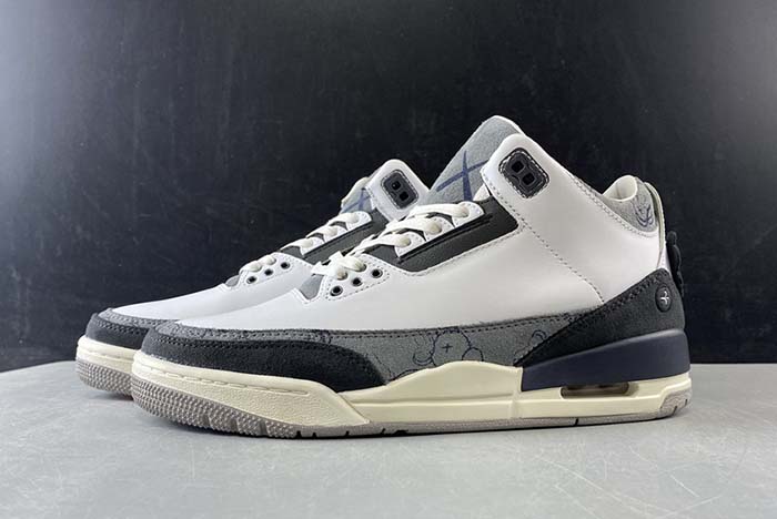 air jordan 3 kaws fresh water white/light grey
