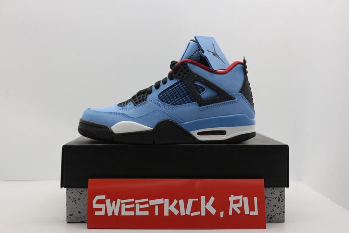 travis scott x air jordan 4 “houston oilers” university blue 308497-406